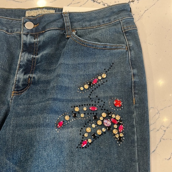 EST. 1946 Mid-Rise Skinny with Colored Shiny Stones on Front sz.14 NWT - Picture 4 of 8